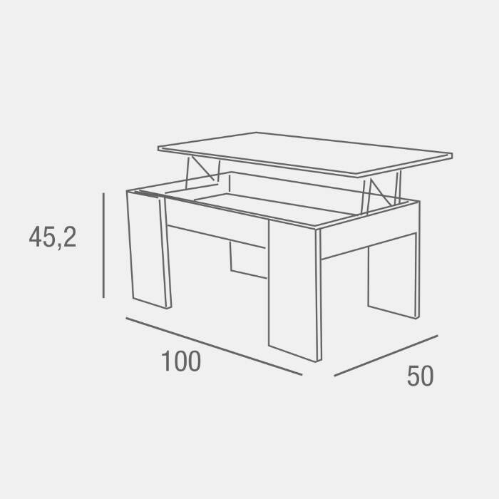 Mesa de centro - Reta