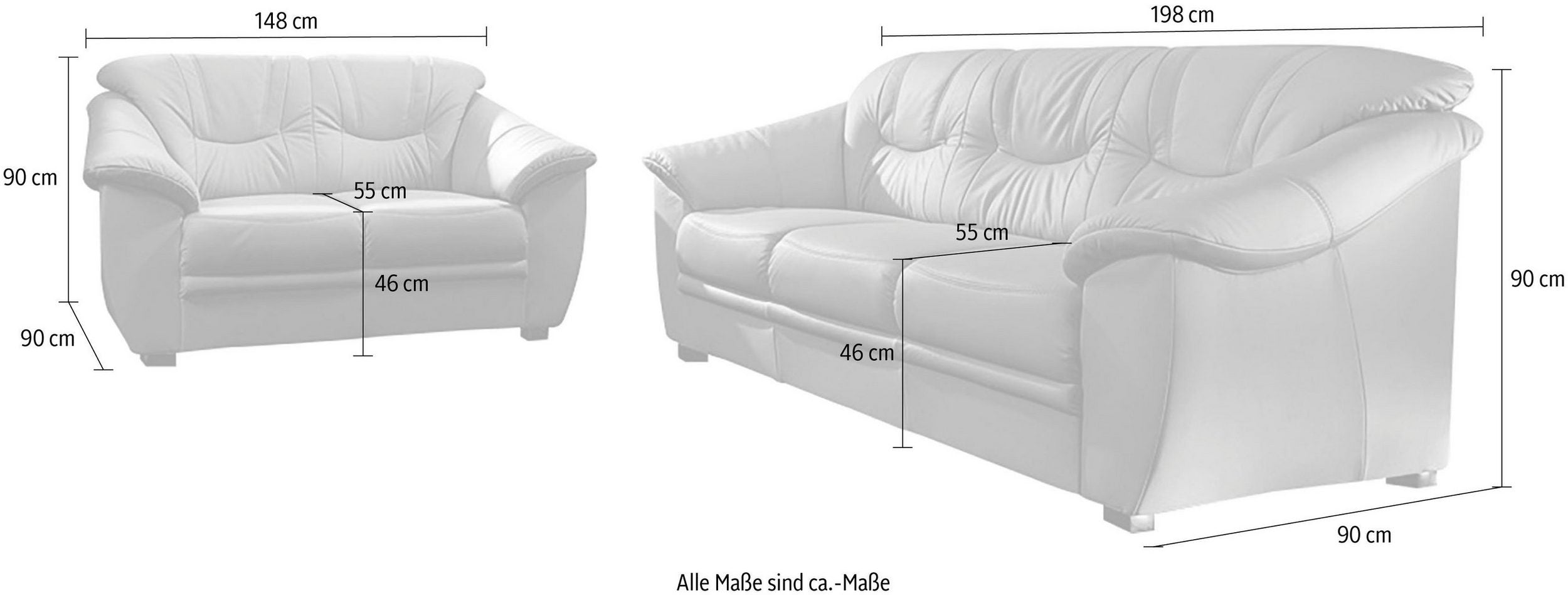 Conjunto  de sofas 3+2+1 plazas Savona 52