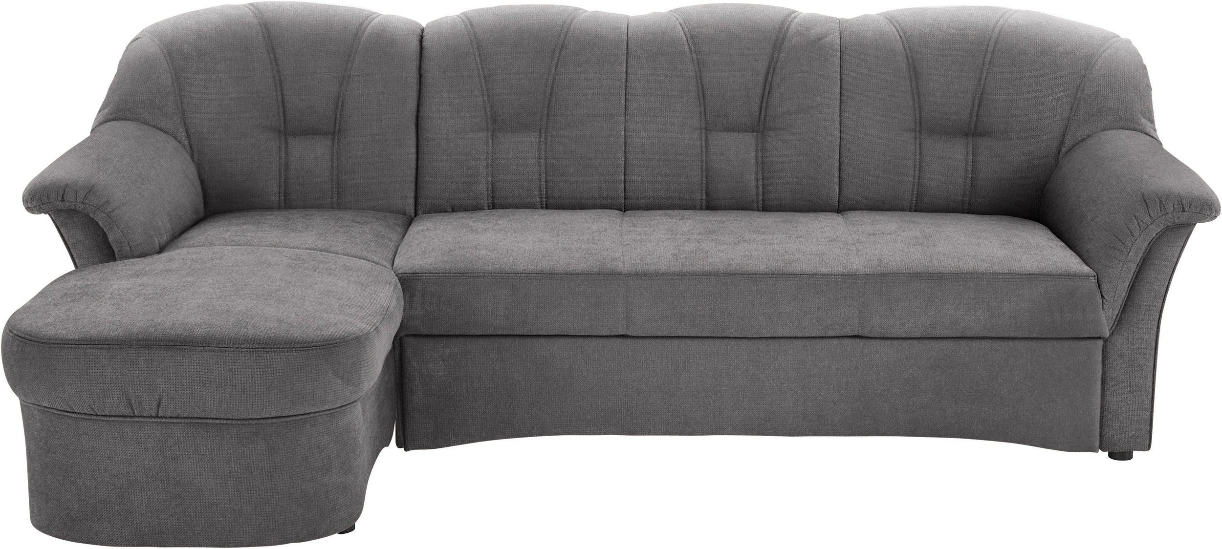 Sofa - Papenburg Gris, (ancho x alto x fondo): 235 cm x 84 cm x 142 cm, Artículo no. 3078671748