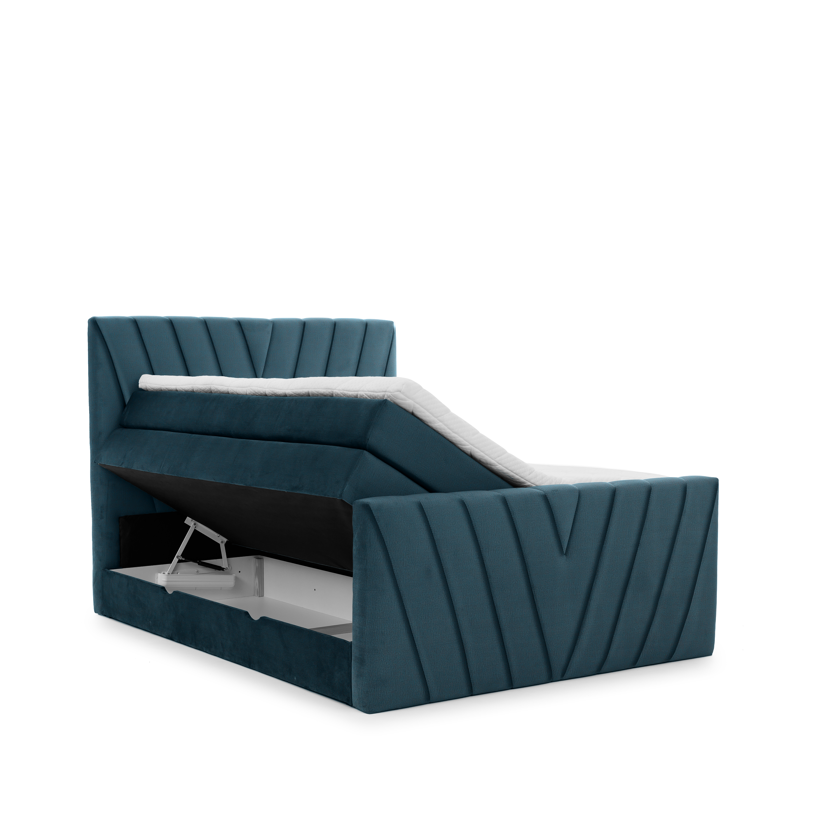 Cama+arcon 160x200 azul oscuro - Candice OFERTA