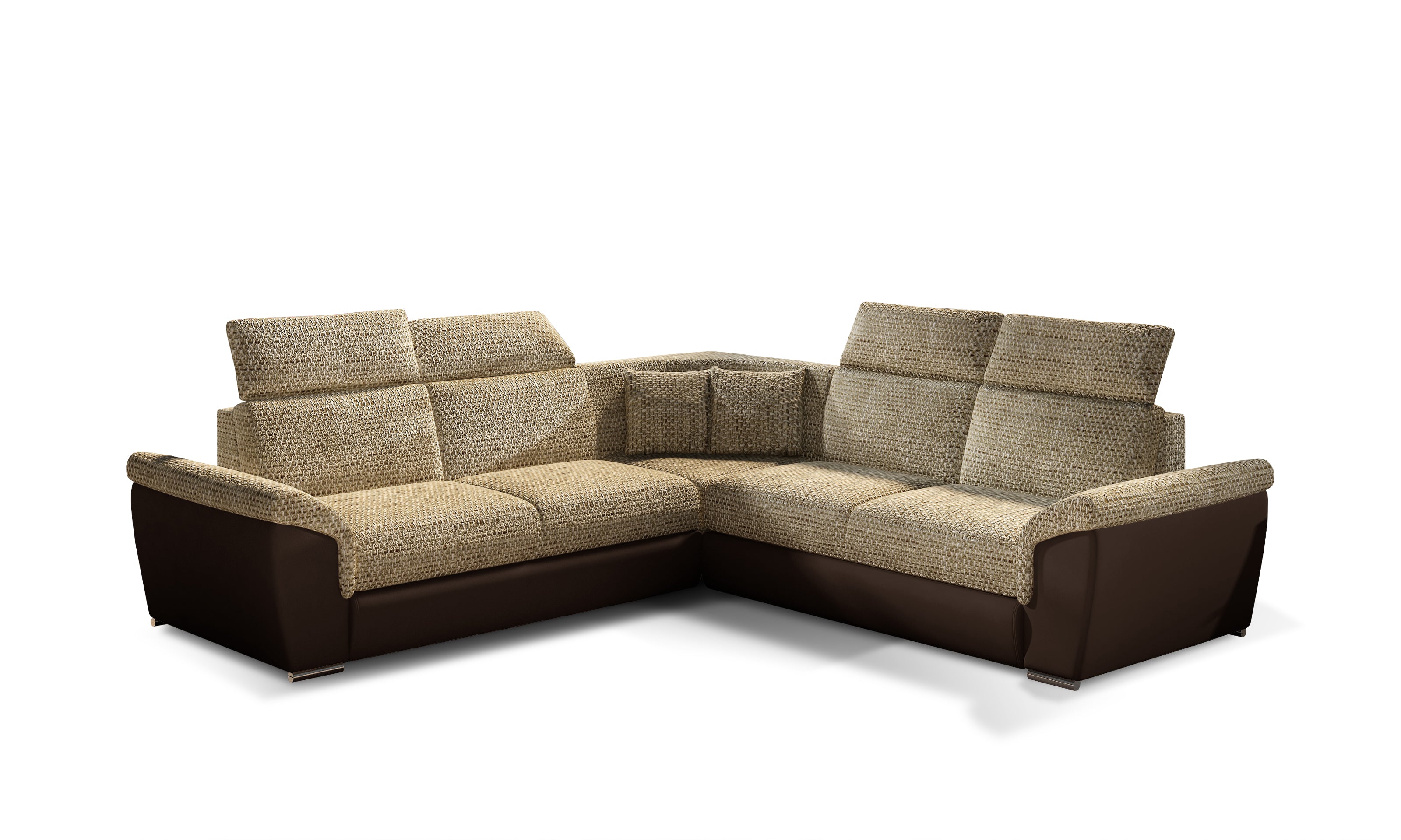 Corner sofa bed with chest-Federico