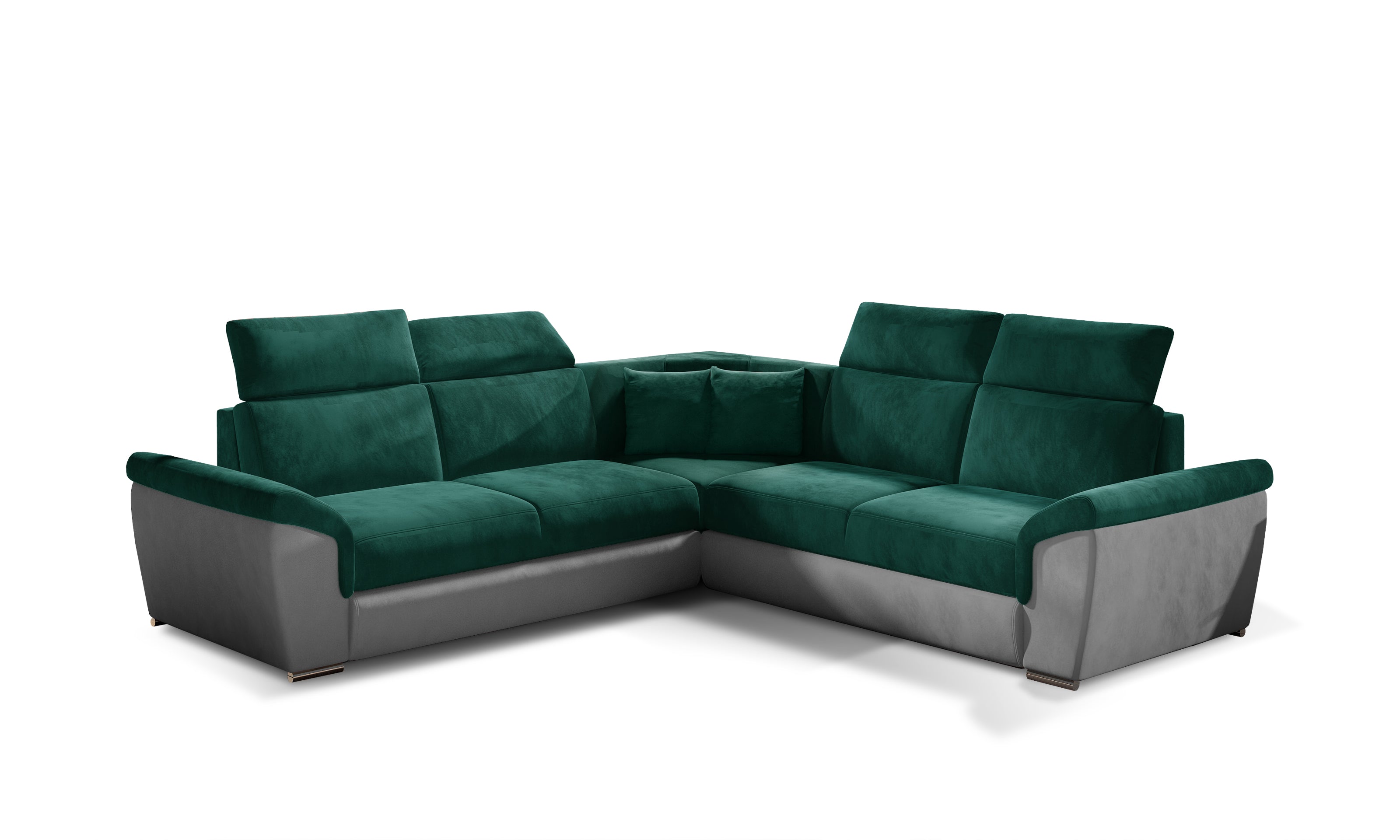 Corner sofa bed with chest-Federico