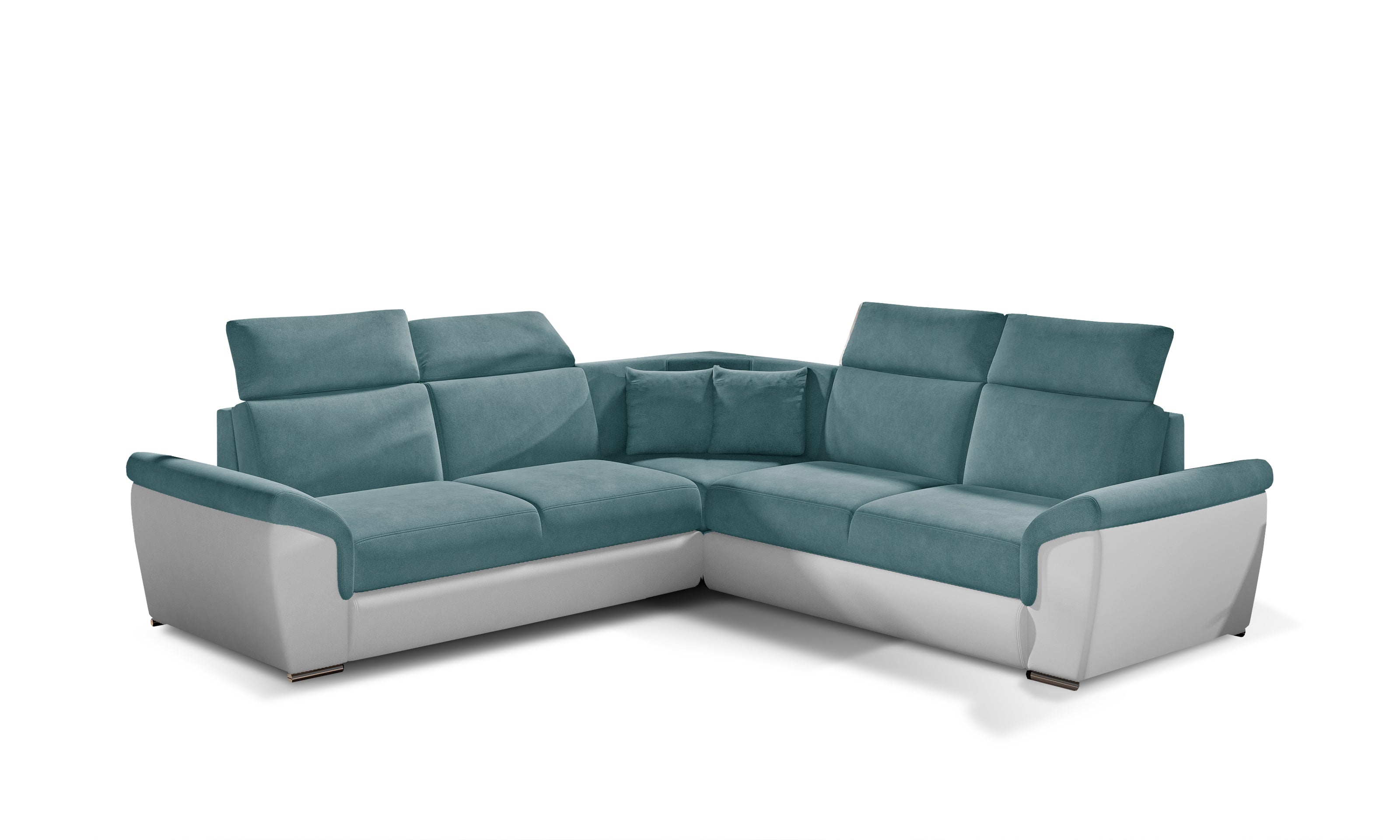 Corner sofa bed with chest-Federico