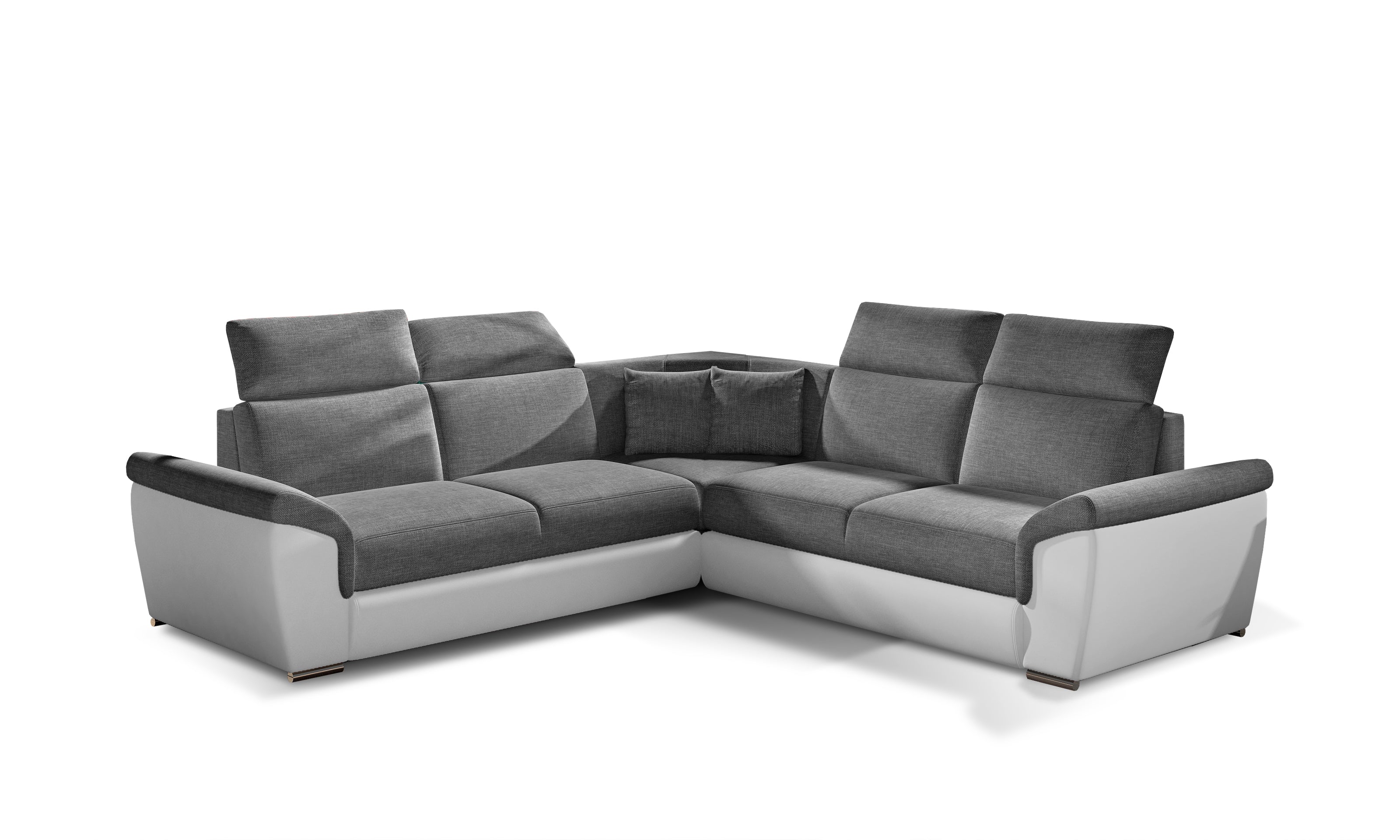 Corner sofa bed with chest-Federico