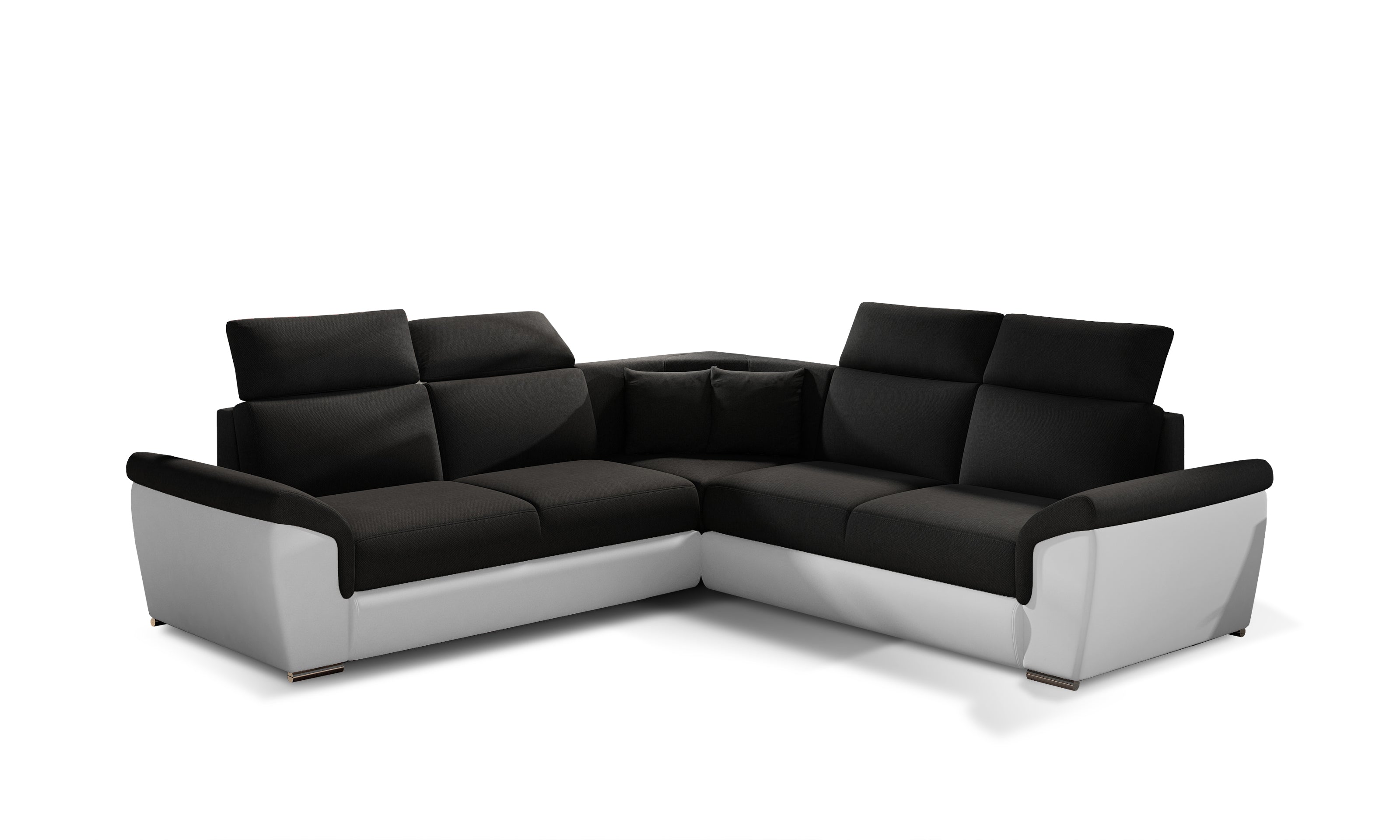 Corner sofa bed with chest-Federico