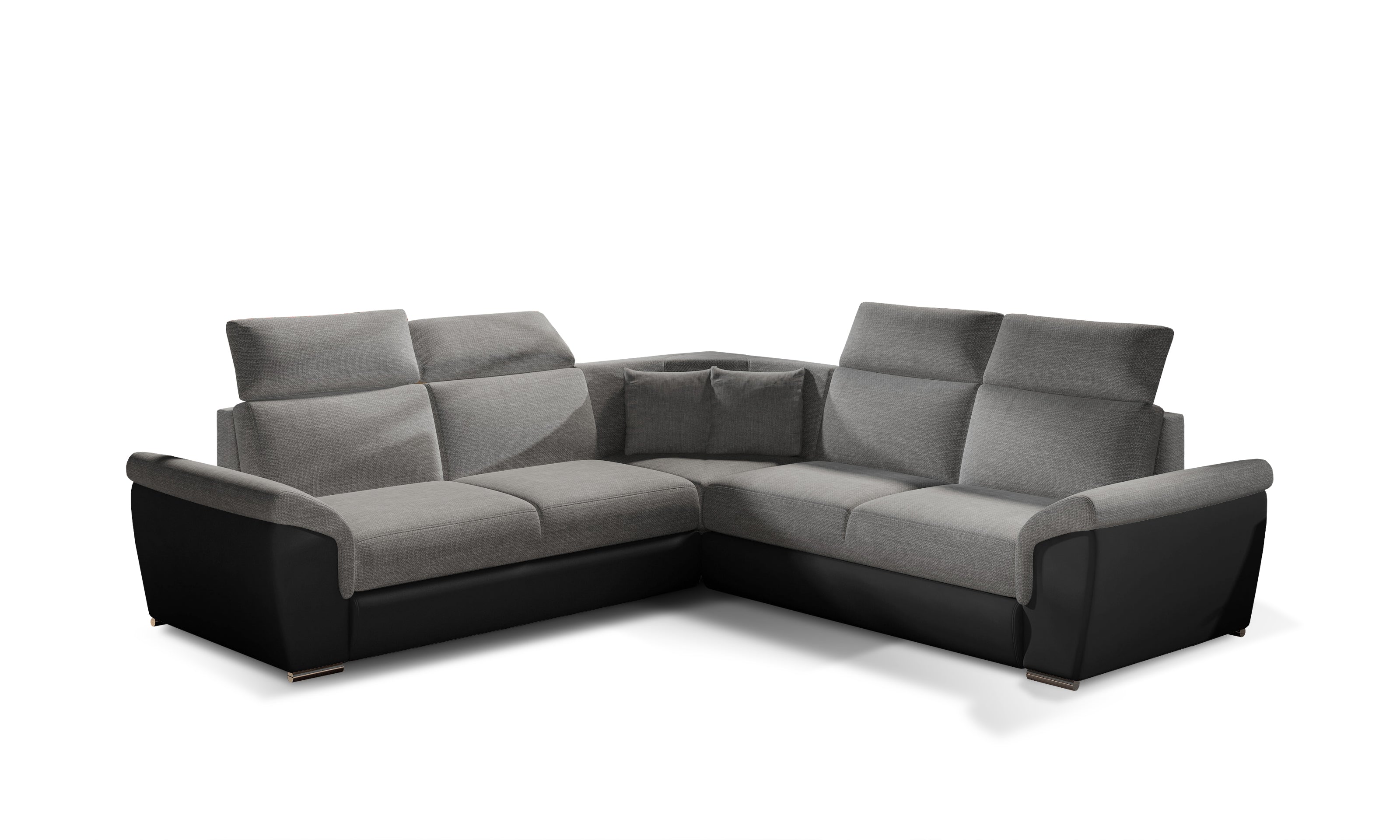 Corner sofa bed with chest-Federico