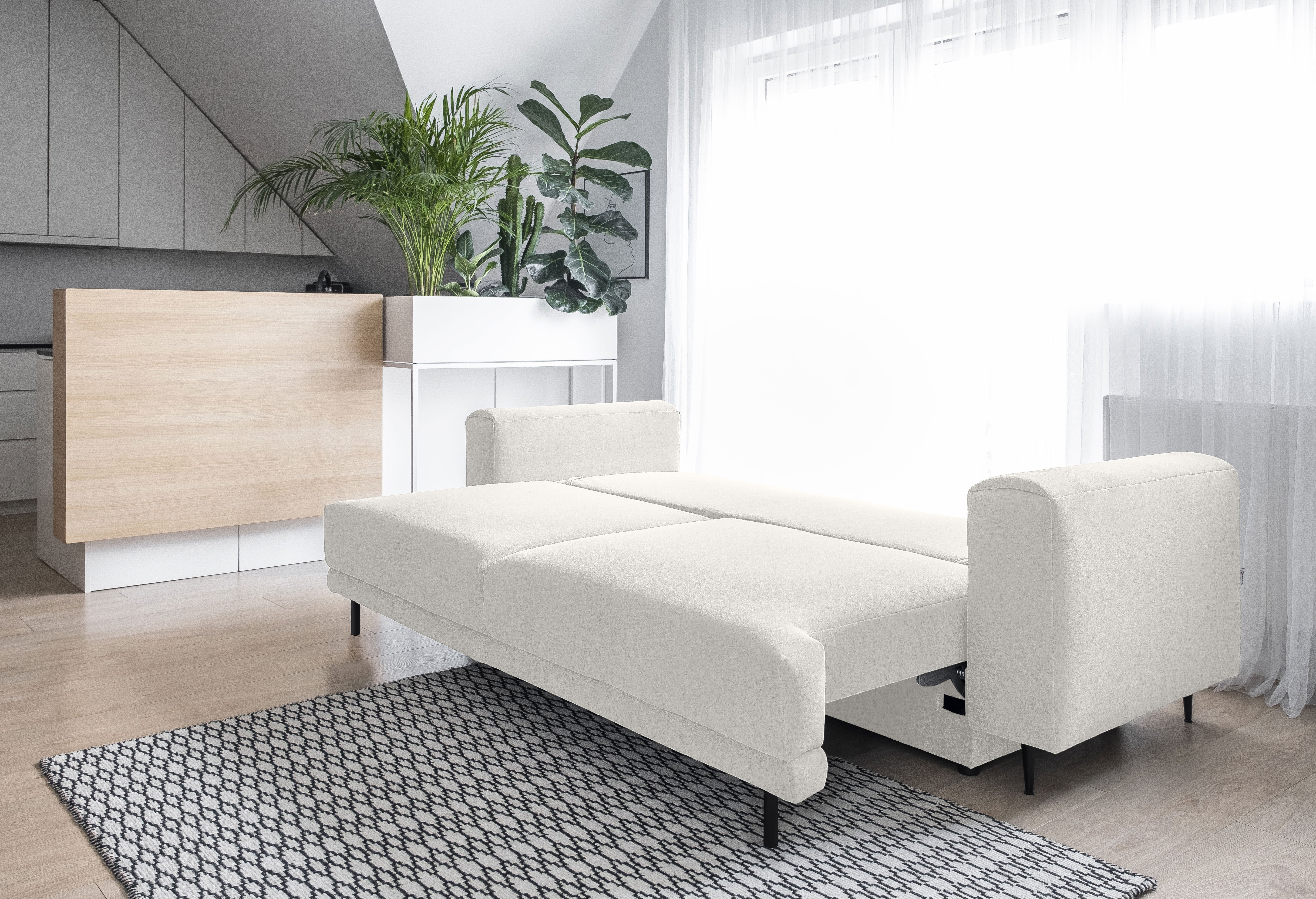 Sofa cama 250 cm - Dalia OFERTA, blanco