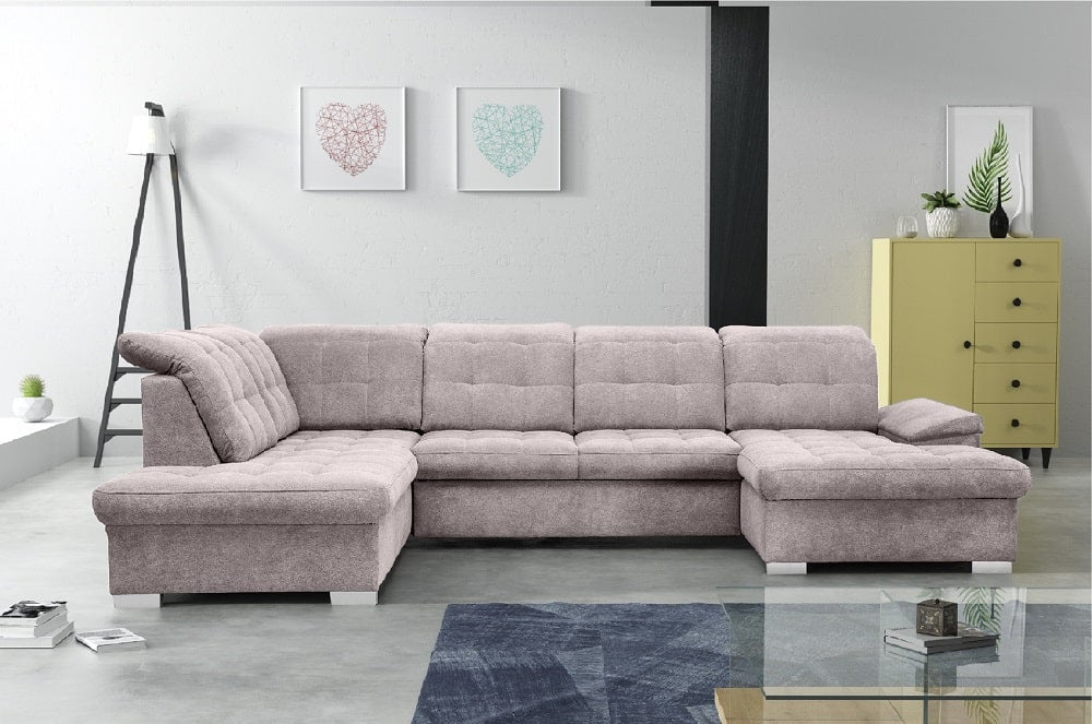 Sofá cheslón con asientos extraíbles y reposacabezas reclinables - Seville  - Don Baraton: tienda de sofás, colchones y muebles