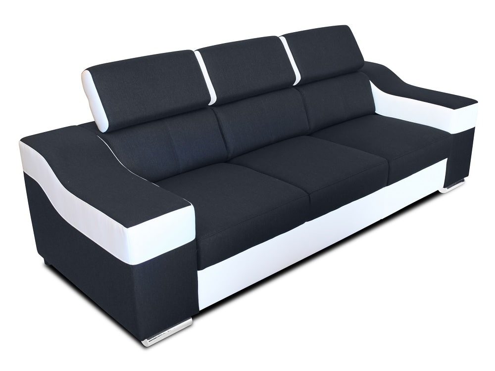 Conjunto de sofás 3+2 en tela sintética gris - Liege - Don Baraton: tienda  de sofás, colchones y muebles