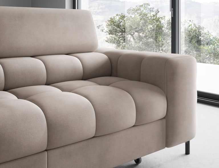 Sofa cama+arcon 276x200 - Ferucce, beige