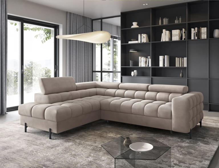 Sofa cama+arcon 276x200 - Ferucce, beige