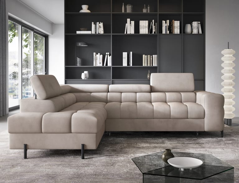 Sofa cama+arcon 276x200 - Ferucce, beige