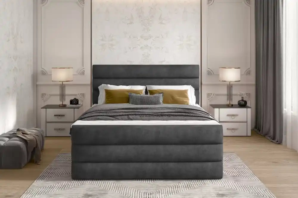 Continental Bed With Container-Cande