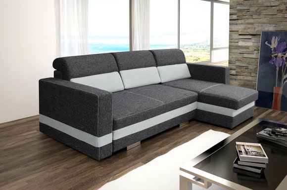 Mini sofá chaise longue com cama e baús - R-MINI