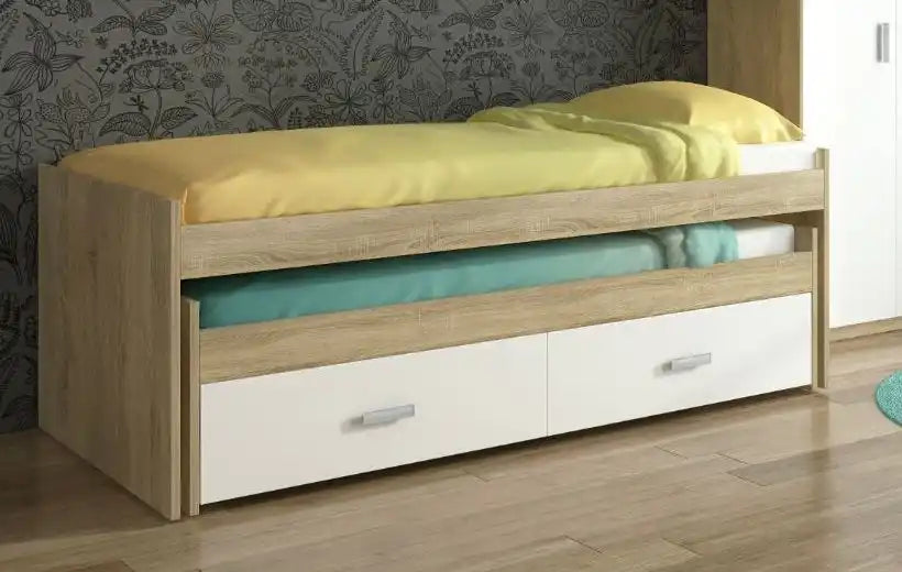 BED COMP + C. UK NAME WITH DRAWER MOD.CHAMPION CAMBRIA-BLANCO