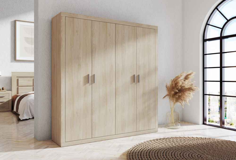 Gran armoire moderne, 4 ports battants - Lara