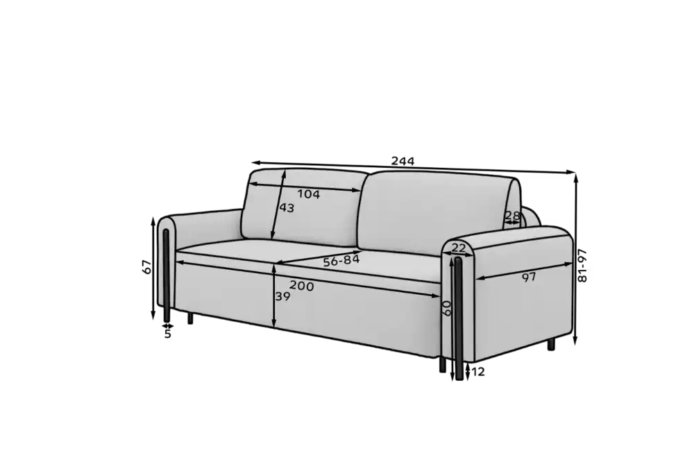 Sofa cama - ARCADOVA