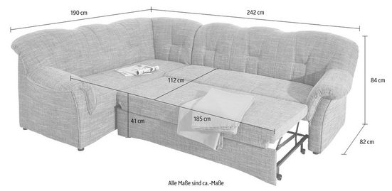 Sofá  cama Papenburg Artículo N. 6991881722