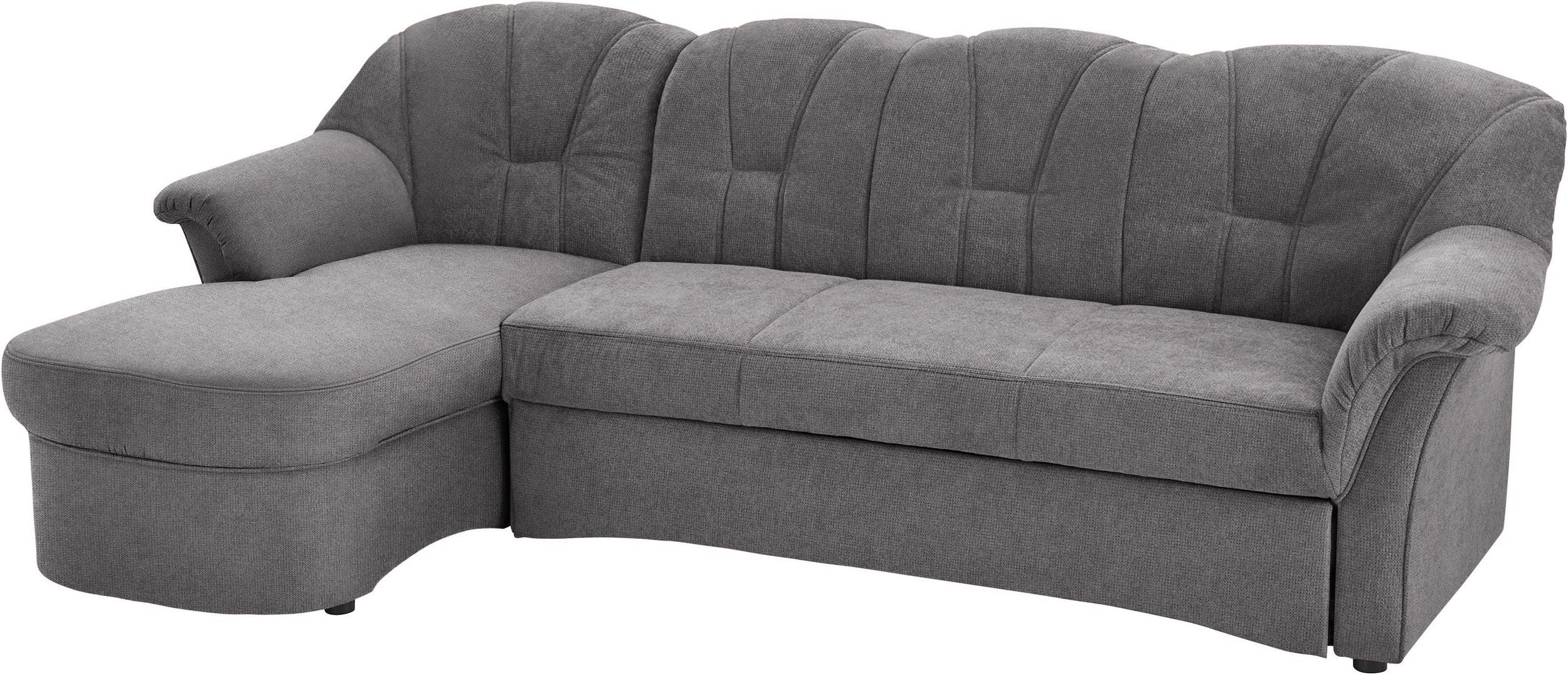 Sofa - Papenburg Gris, (ancho x alto x fondo): 235 cm x 84 cm x 142 cm, Artículo no. 3078671748