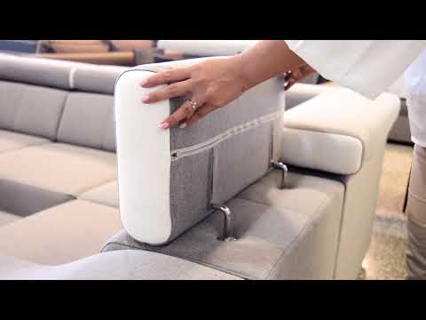 Video del sofá en forma de U
