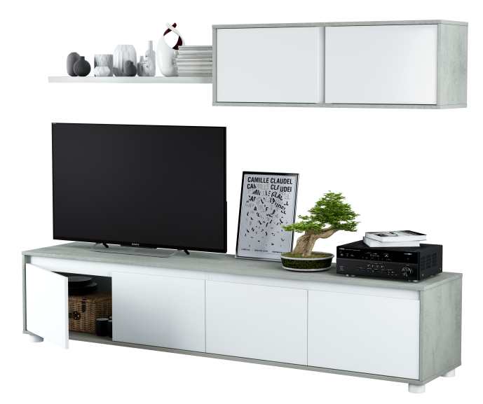 Conjunto para salón compuesto de un mueble - TV Home