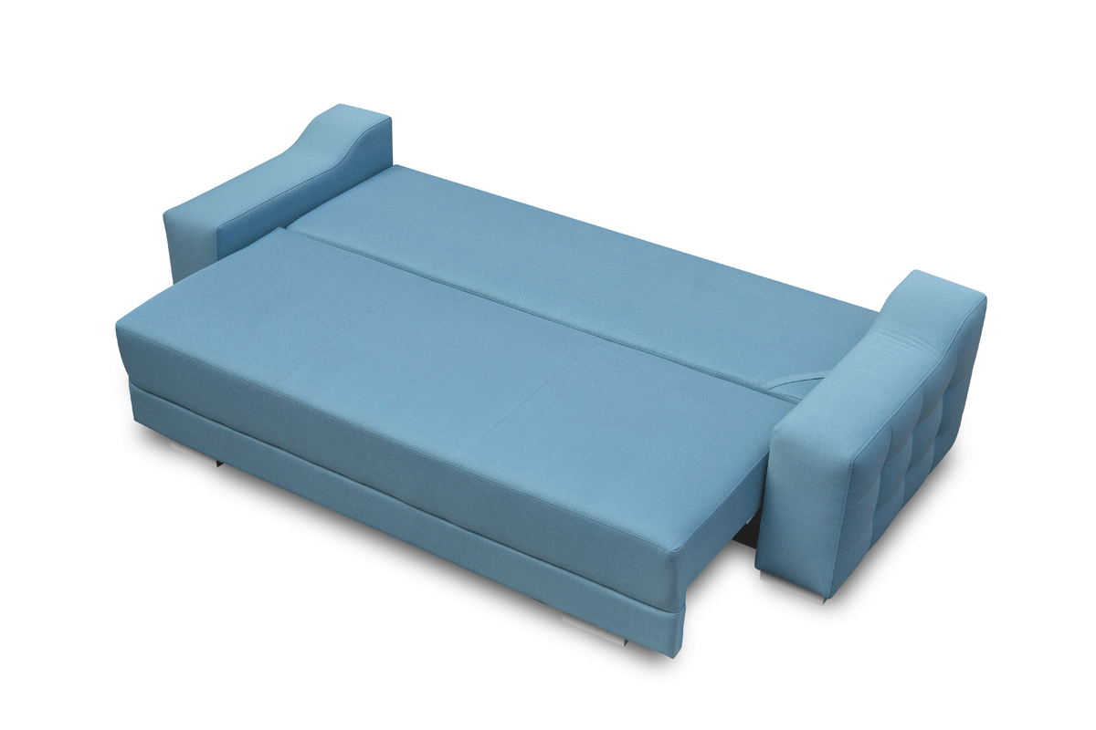 Sofá cama de tres plazas con arcón - CYPIS