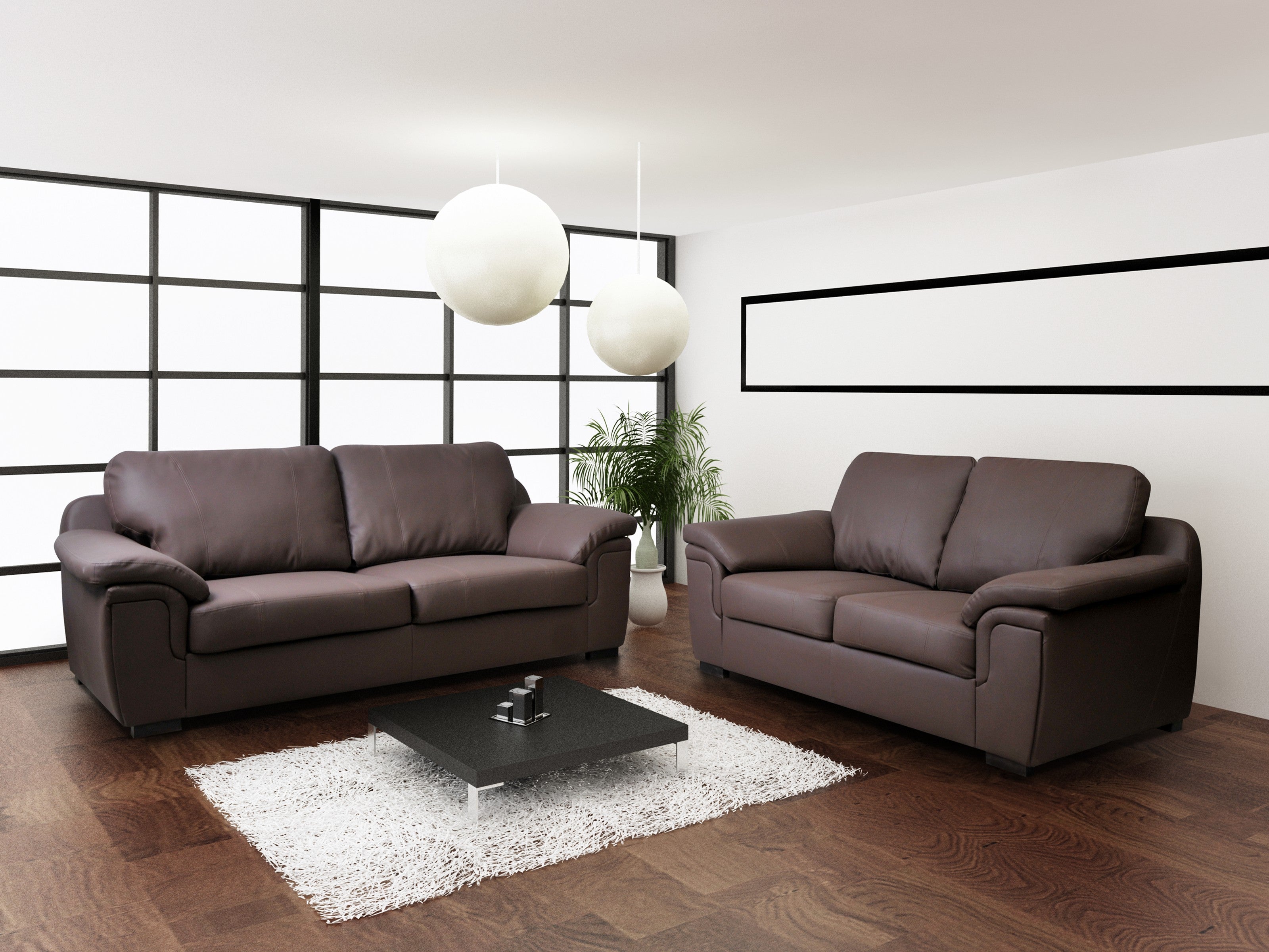 Sofa and armchair set 3 2 1 - AMY