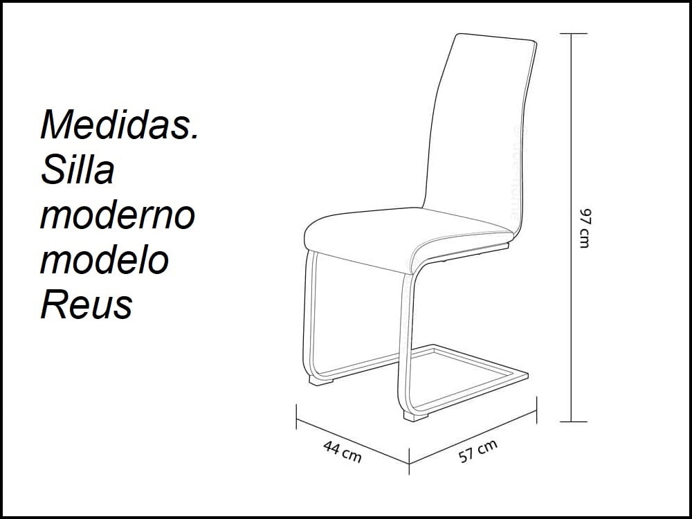 4 Cadires modernes amb seient entapissat en pell sintètica, bicolor negre i roure – Sensei