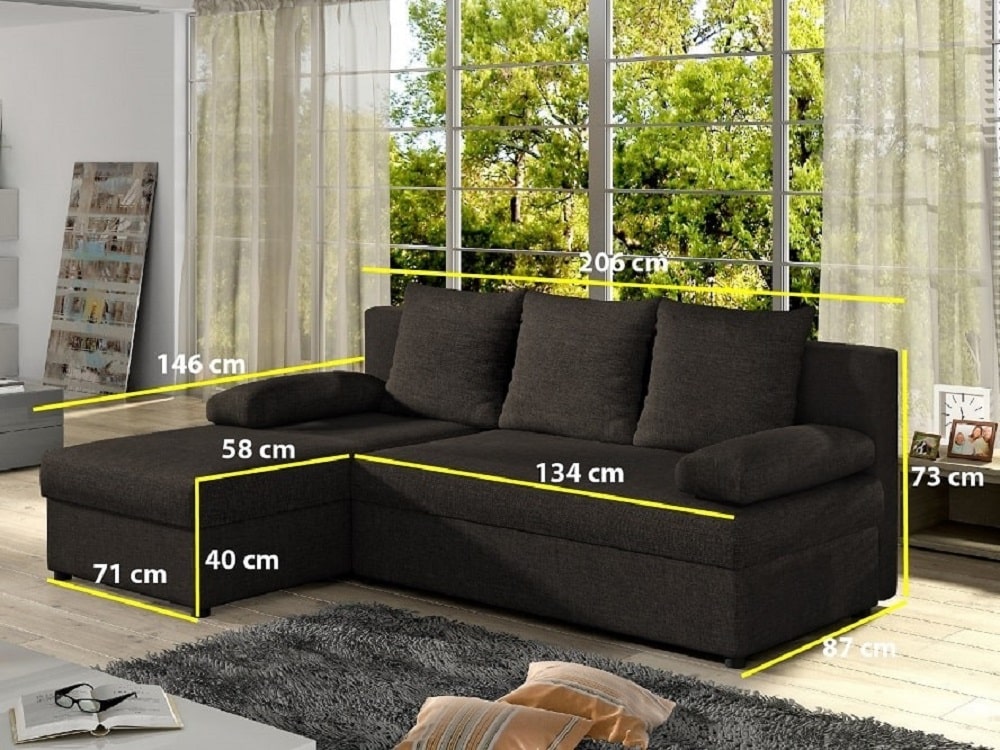 Medidas sofá en L