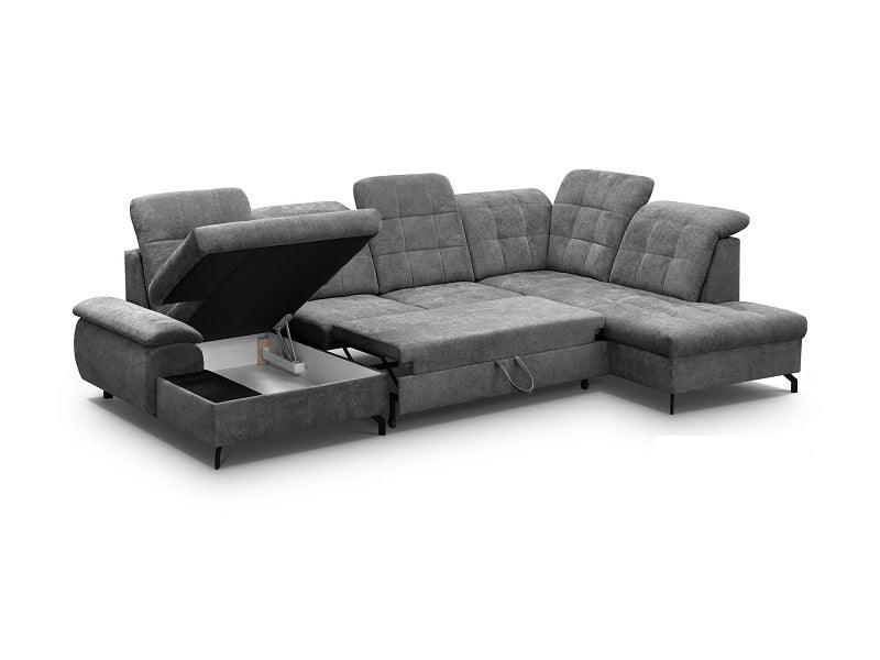 Canapé extraible en nuestro sofá en forma de U