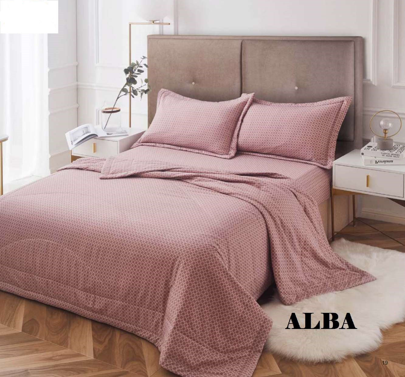 Tête de lit rembourrée - ALBA