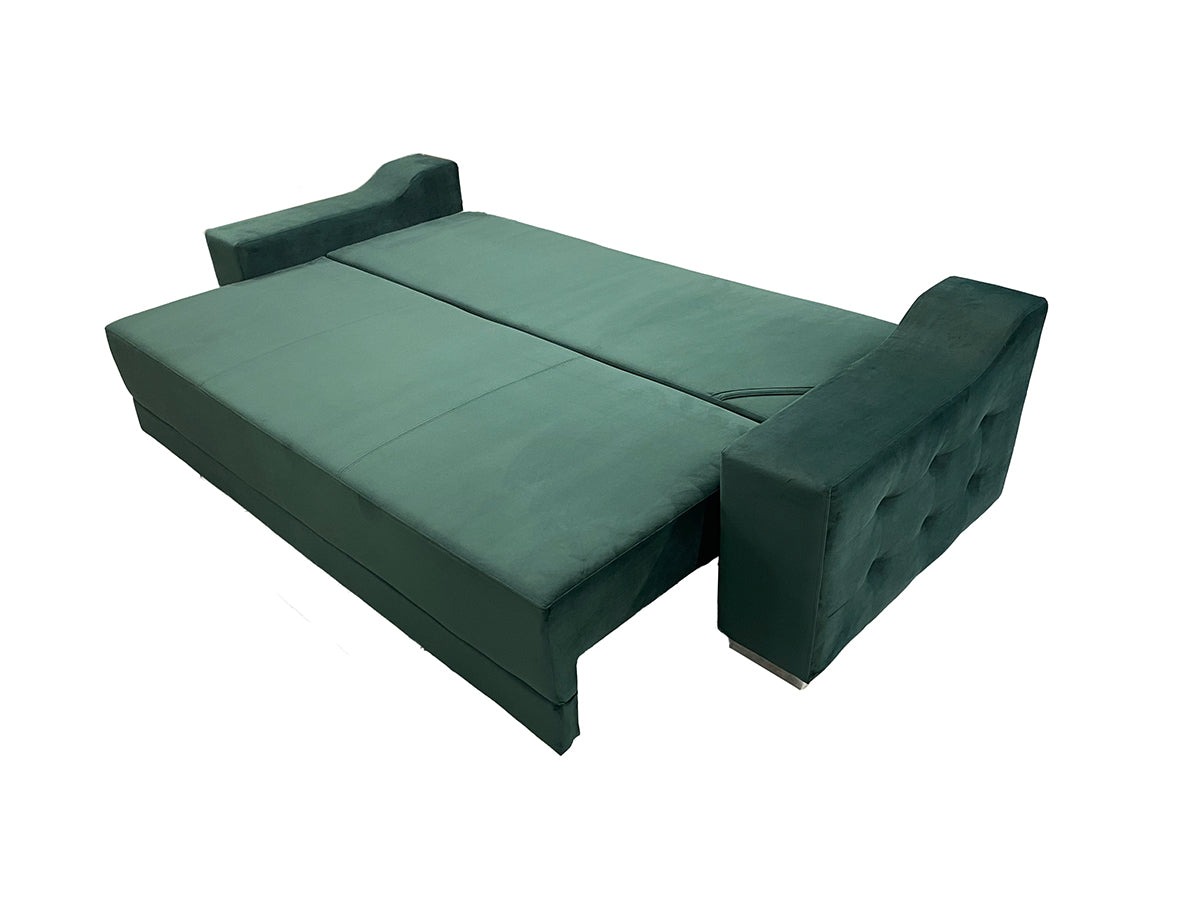 Sofá cama de tres plazas con arcón - CYPIS