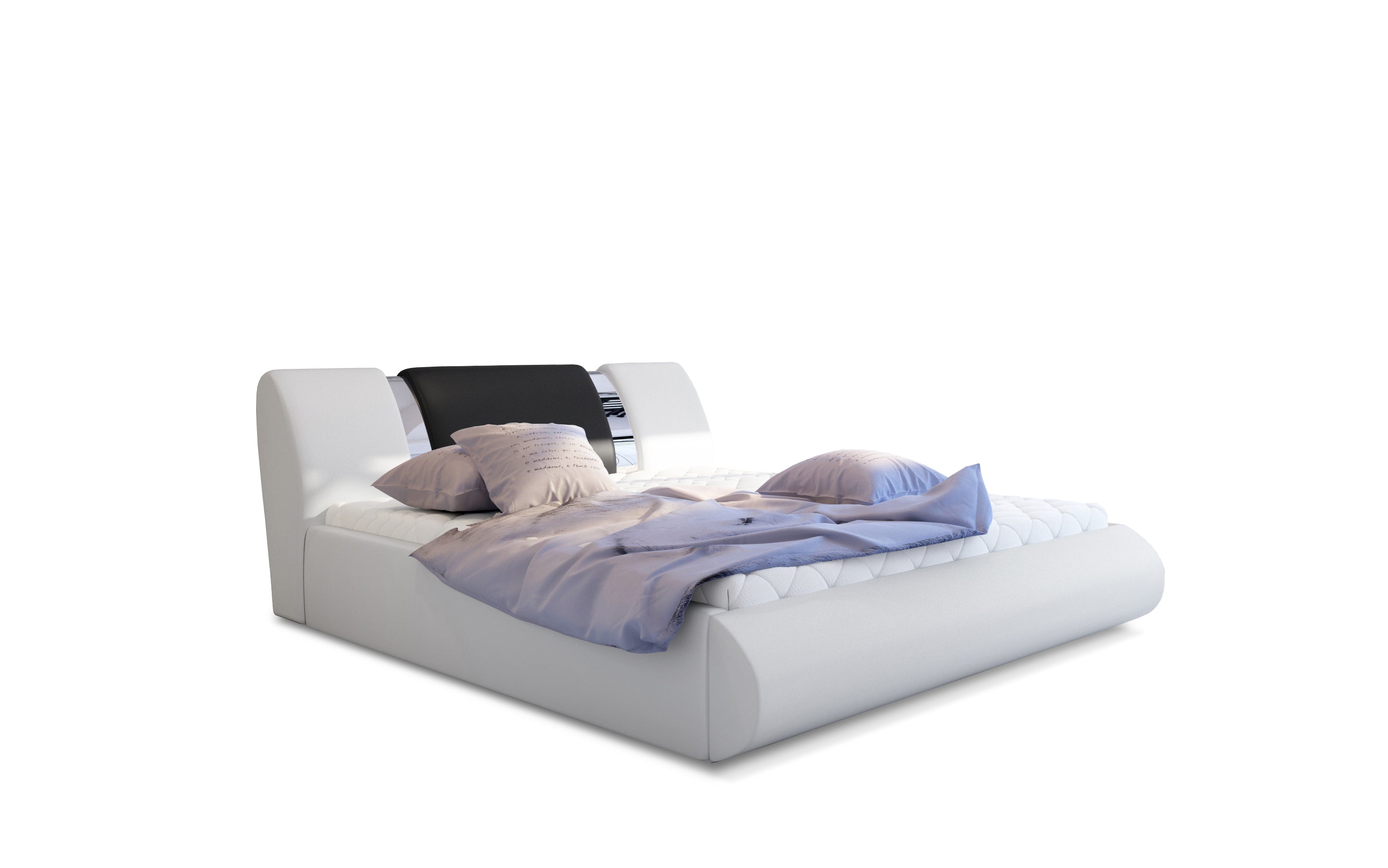 Upholstered Bed With Container-Flavio