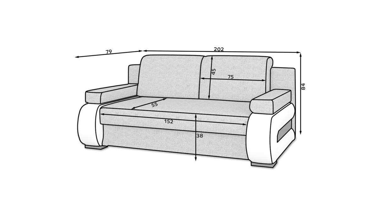 Canapé classique réinventé avec un design moderne-Laura