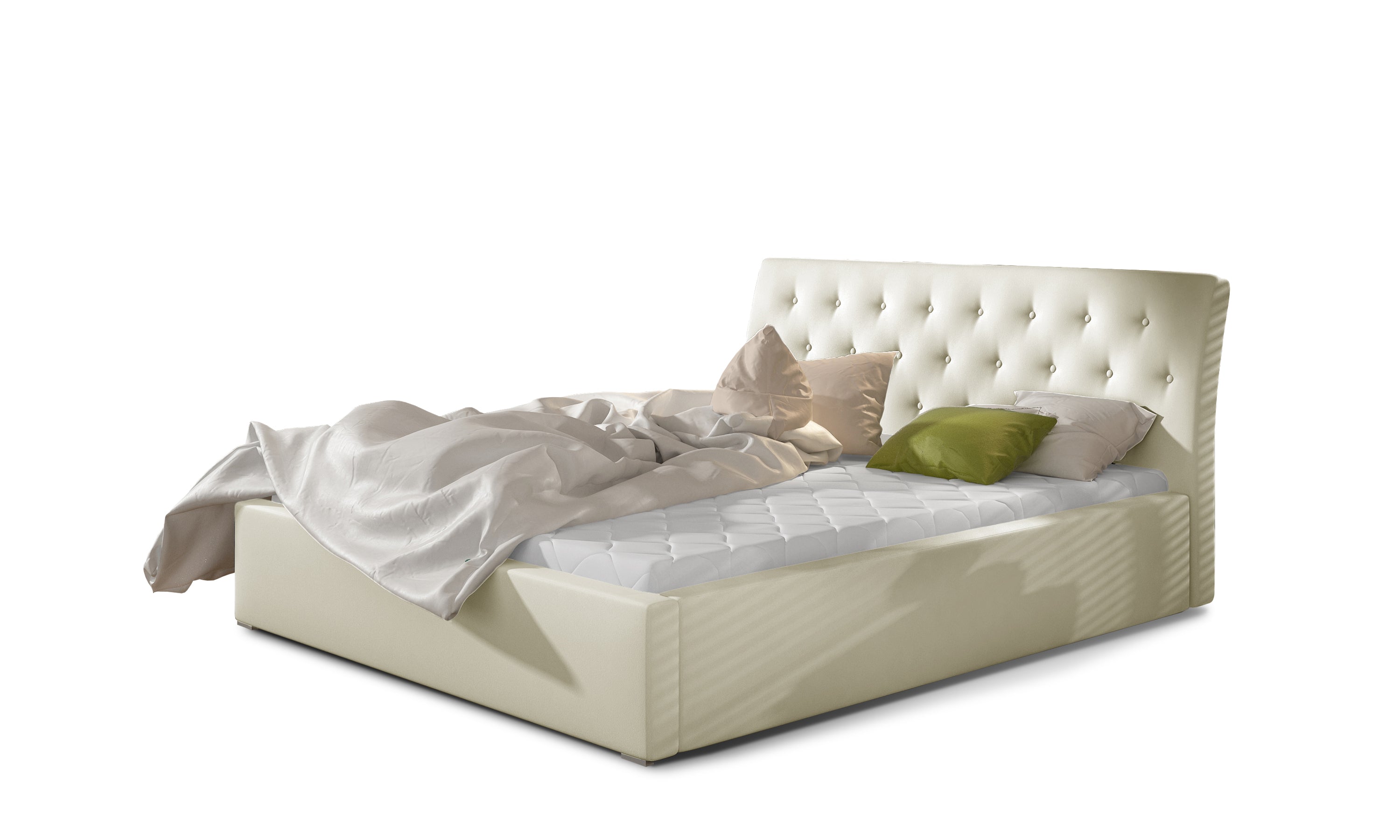 Upholstered Bed With Container-Milano