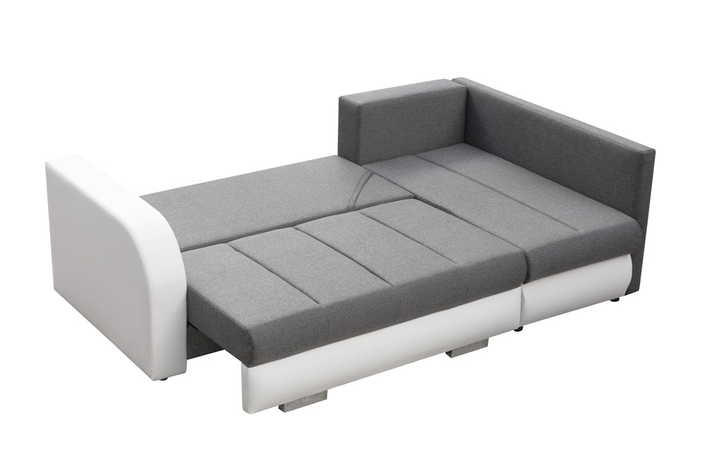 Mini sofá de canto com cama e baú - Bora