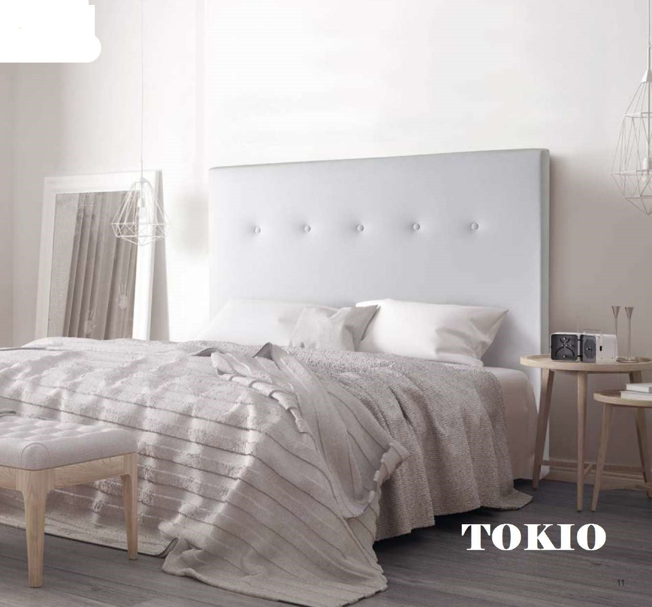 Tête de lit rembourrée - TOKIO