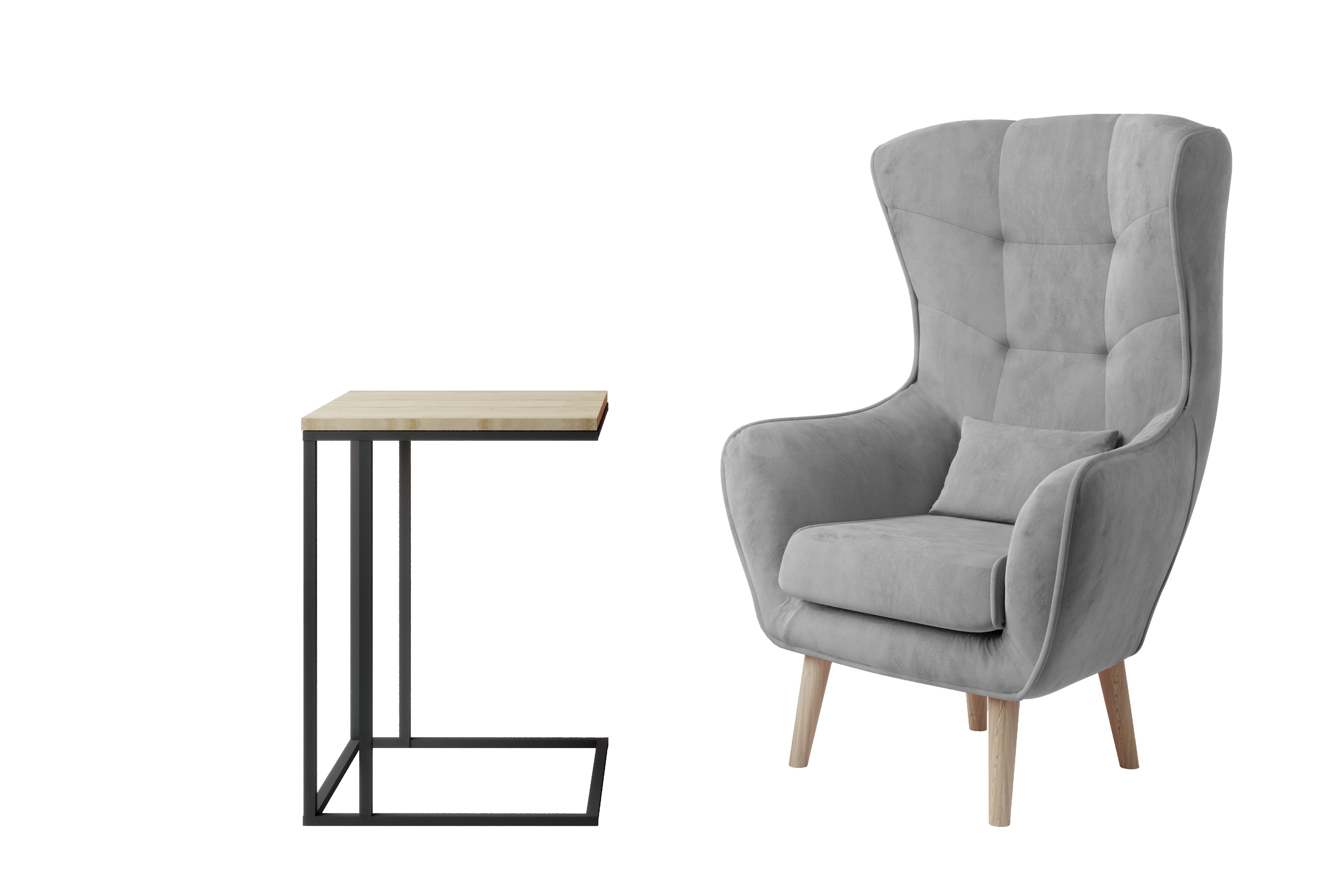 Armchair and coffee table set - Vigo and Arti