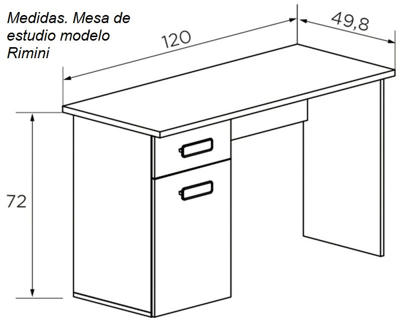 Cama nido con diseño moderno escritorio y estanterías en Murcia.