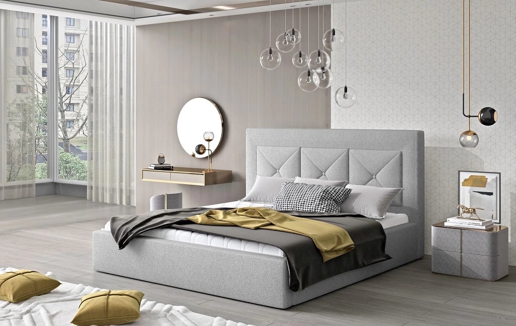 Modern Style Double Bed-Cloe
