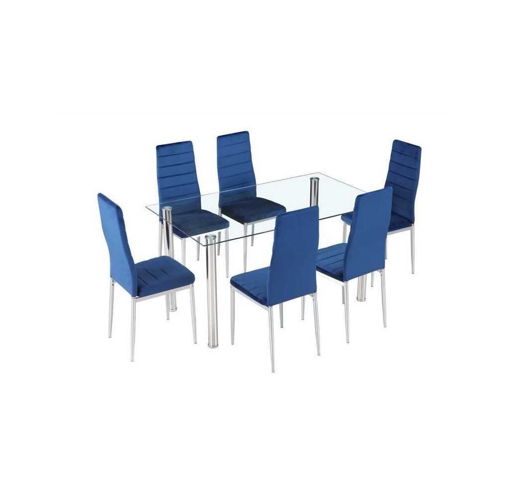 Table set + 6 chairs - Avatar