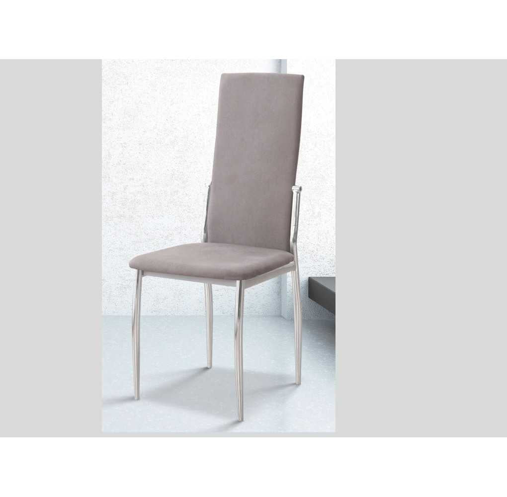 Extendable Corfu dining table set with 6 Sakura grey chairs
