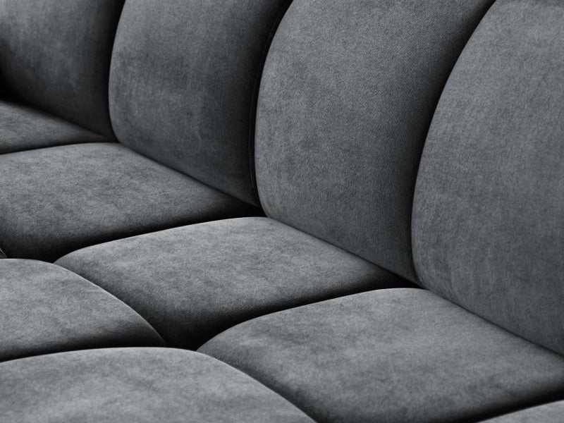 Sofá moderno em forma de U (2 chaiselongs) com cama e baú - Gomez