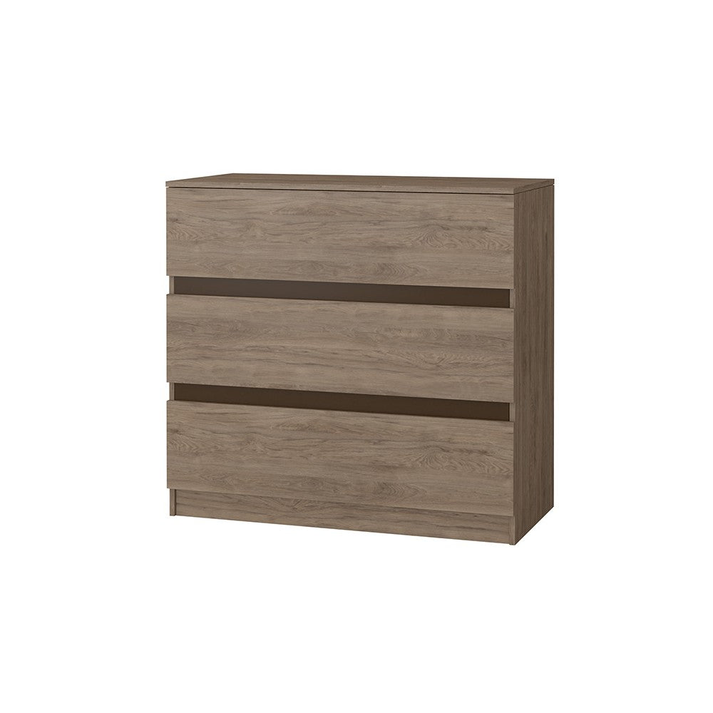Comfortable 3 drawers-LATTE