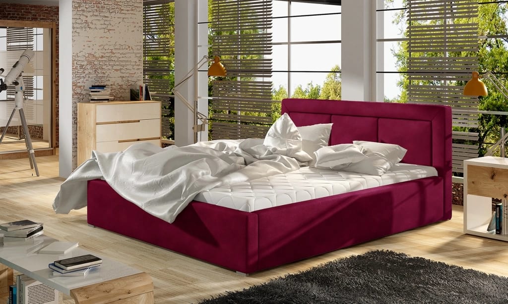 Upholstered Bed with Container - Belluno