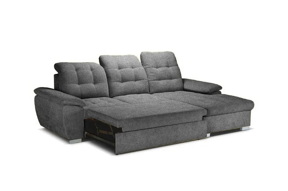 Sofa chaise longue cama, alto respaldo con reposacabezas reclinables – OLIVIA